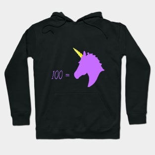 100 Unicorn - Lavender Hoodie